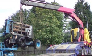 Lorry Loader lifting boom lift